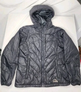 L.L. Bean Women's PrimaLoft Packaway Hooded Jacket Black Quilted Size Medium - Picture 1 of 24