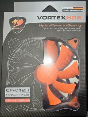 Ventilador VORTEX HDB 120 - Naranja Foto 1 de 3