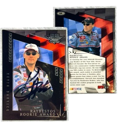 Kevin Harvick 2002 Wheels High Gear Raybestos Rookie Award Autographed Card - Image 1 of 4