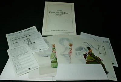 Annie’s Calendar Bed Doll Society 1993 Collector's Series 11 Crochet Patterns - Image 1 of 4