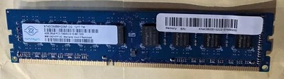 Nanya NT4GC64B8HB0NF-CG 4GB PC3-10600U-9-10-B0 DDR3-1333MHz PC Memory DIMM RAM - Image 1 of 2