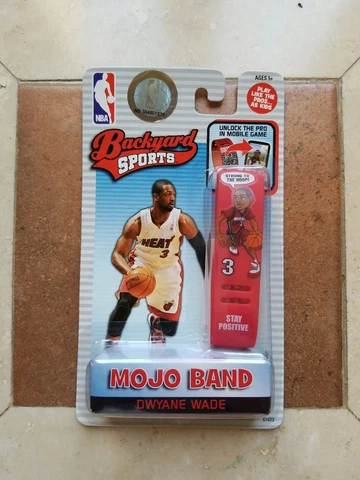 *TWO* *RARE* Kid's Wristbands Dwayne Wade #3 Miami Heat Bracelet New Dwade NBA Cover