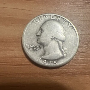 1935 P 25C Washington Quarter "RAR" L0137 - Bild 1 von 2