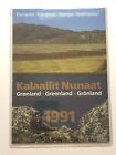 (RE1/52) Grönland Jahrbuch 1991** komplett wie verausgabt