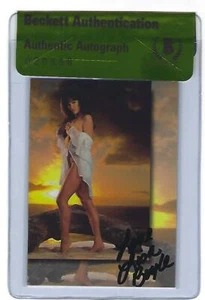 Lisa Boyle Signed 1997 Image 2000 Angels Card 16 BAS Beckett COA Model Autograph - Picture 1 of 12