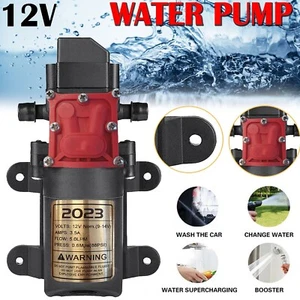 12V Water Pump 5 Lpm 88 PSI High Pressure Self Priming Tap Boat Caravan Camping - Picture 1 of 10