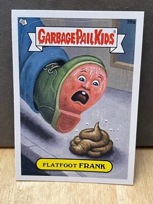 FLATFOOT FRANK 39a Garbage Pail Kids 2012 BNS1 Brand New Series 1 GPK Sticker  - Image 1 of 2