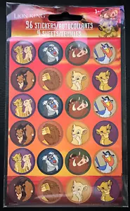 96 Disney The Lion King Stickers 4 Sheets Party Favor Teacher Crafting scrapbook - Picture 1 of 5