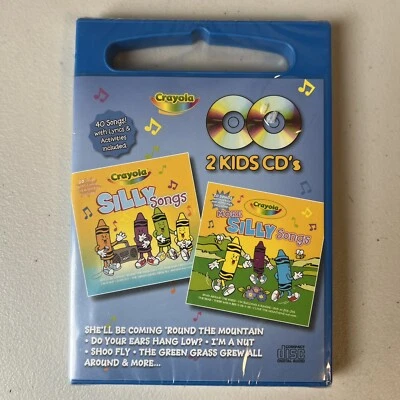 Crayola Silly Songs/More Silly Songs CD Pack 40 Kids Song Brand New & Sealed - Image 1 of 2