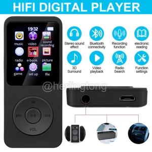 Soporte 64 GB Bluetooth MP4/MP3 Sin Pérdidas Reproductor de Música Deportivo Radio FM Grabadora EE. UU. - Imagen 1 de 13