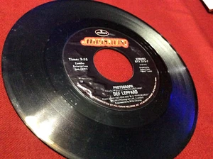 1983 DEF LEPPARD "PHOTOGRAPH" 45 RPM VINYL RECORD "ACTION! NOT WORDS"  B SIDE - Picture 1 of 4
