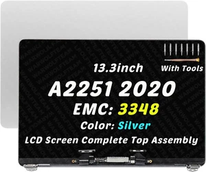 Conjunto completo de pantalla LCD de 13,3" para MacBook Pro A2251 2020 plateada A++ - Imagen 1 de 5