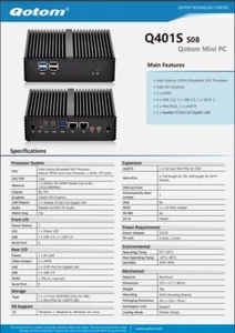 Qotom Mini PC Q401S - Picture 1 of 3