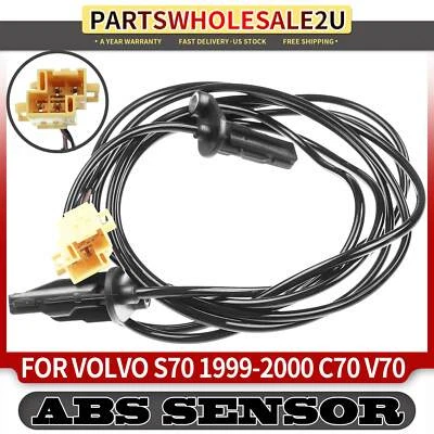 Sensor de velocidad de rueda ABS trasero izquierdo/derecho para Volvo C70 2000-2004 S70 V70 1999-2000 Foto 1 de 4