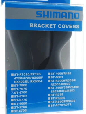 Genuine Shimano Ultegra ST-6700 Bracket Cover Set/ STI Lever Hood Set - Image 1 of 2