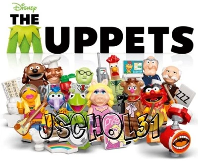 LEGO Muppets Minifiguras (71033) CMF Minifigura Coleccionable - Kermit, Ms. Piggy  Foto 1 de 3