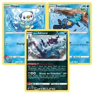 Ottaro, Zwottonin & Hisui-Admurai Set 041/ 042/ 100/189 Astralglanz Pokemon DE - Bild 1 von 2