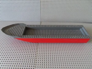 Lego Boot Schiff Feuerwehr Rumpf 54100c02 rot dunkelgrau 51x12x6   7906 - Bild 1 von 5