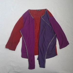Nuevo Cárdigan Abierto Gudrun Sjoden Para Mujer 100% Lino Talla L Blusa Boho Arte Campesino - Imagen 1 de 17