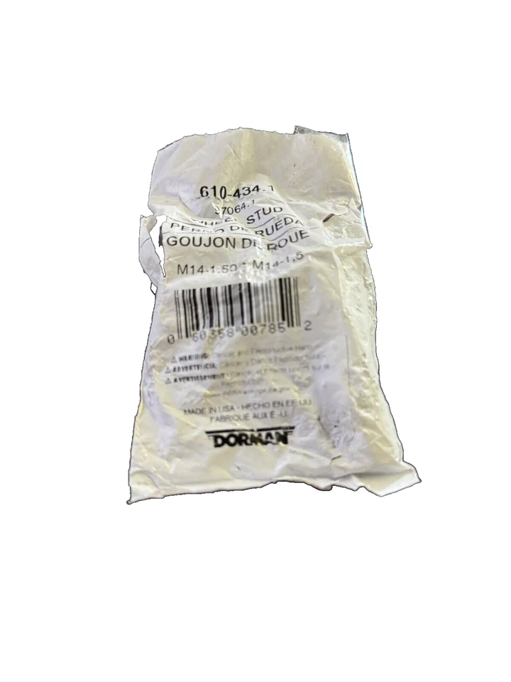 Dorman (610-434.1) M14-1.50 and 57.93mm Long Serrated Wheel Stud - Image 1 of 2
