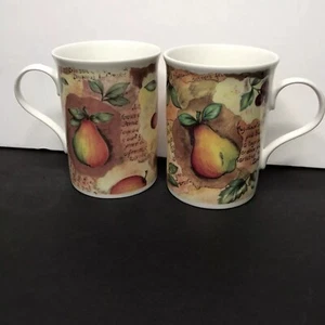 2er Set Crown Trent Fine Bone China Kaffee-/Kakaotassen - Bild 1 von 10