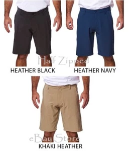 Pantalones Cortos Burnside Para Hombres Híbridos Elastizados 9820 Talla 30-40 Negro Negro Brezo Liquidación - Imagen 1 de 9