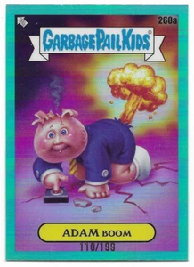 2024 Topps Chrome Garbage Pail Kids OS7 Aqua Adam Boom #110/199 (260a) GPK - Bild 1 von 2