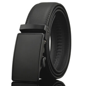 Fashion Men's Leather Belt Automatic Buckle Belt Real Leather Waistband Hotsale