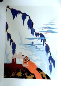 *DE COLECCIÓN* Serigrafía 1980 Firmado por Erté Pintura Artista Prueba #3/50 Círculo Bellas Artes - Imagen 1 de 12