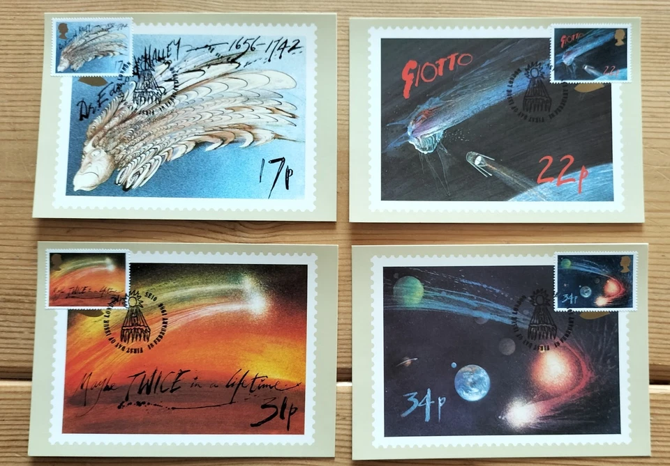 GB PHQ 1986 Set 90 - Halley's Comet - Front FDI Special PM - Image 1 of 1