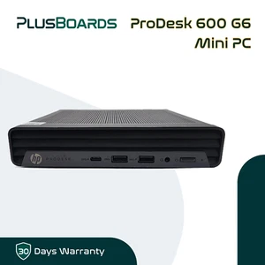 HP ProDesk 600 G6 Desktop Mini PC Intel i5-10500 6 Core 3.1GHz 8GB DDR4 w/ PSU - Photo 1/8