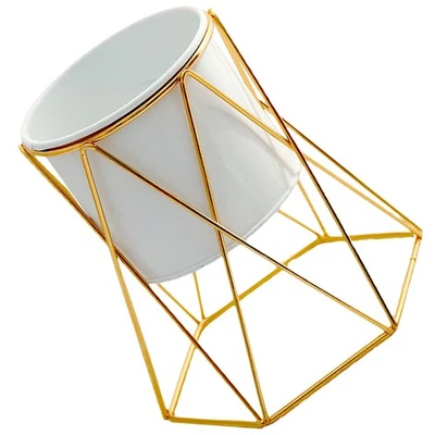  Blumentopf Eisen Übertopf Metall Metallhängeblumentöpfe Eisenblumentopfhalter - Bild 1 von 4