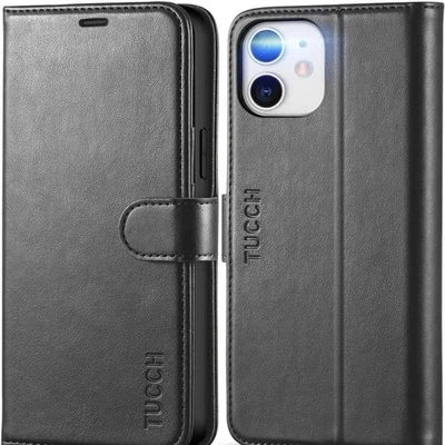 Para Samsung A14 A13 A12 Cartera Estuche Ranura para Tarjeta Soporte Bloqueo Abatible Cubierta Cuero Foto 1 de 4