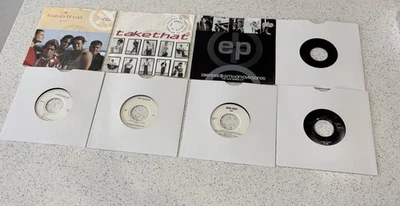 Take That & Artists 7 Inch Vinyl Single Job Lot Including Jukebox Singles - Image 1 of 4
