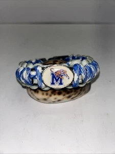 Memphis Tigers University College Paracord Bracelet Handmade Fan Cheer - Picture 1 of 3