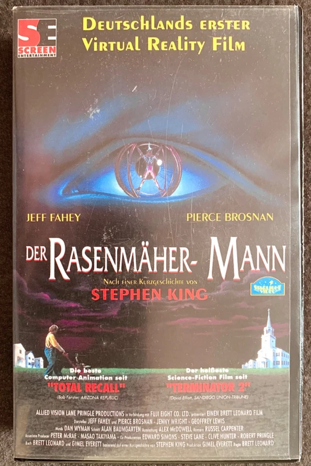 VHS-Video 📼 Der Rasenmäher-Mann 🌵 Cyber-Kultklassiker 🔝 Sci-Fi-Film der 90er❗ - Bild 1 von 4