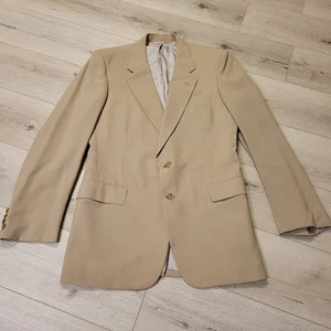 Vtg Hickmen Freeman Boardroom Collection Wallach's Blazer Suit Jacket 38R READ - Picture 1 of 7