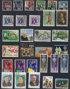 Briefmarkensammlung aus Malta.............32P .........J-927 - Bild 1 von 1
