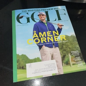 2025 GOLF Magazine- The Masters Preview April Ludvig Aberg’s Goal Green Jacket - Picture 1 of 5