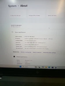 Hp Zbook Studio G5 15.6” i9-8950hk Fhd 32 gb Ram 512gb Sdd Win 11 Usbc Hdmi - Picture 1 of 8