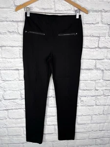 RAG & BONE Women's Black Flat Front Side Zip Skinny Pants Size 6 - Picture 1 of 4