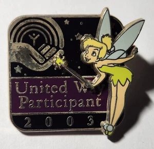 WALT DISNEY WORLD - TINKER BELL - 2003 UNITED WAY - CAST MEMBER PARTICIPANT PIN - Picture 1 of 2