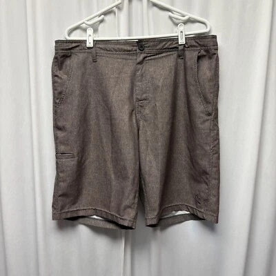 DaHui Hybrid Collection Mens Board Shorts Size 36 Brown Casual Comfy - Image 1 of 4