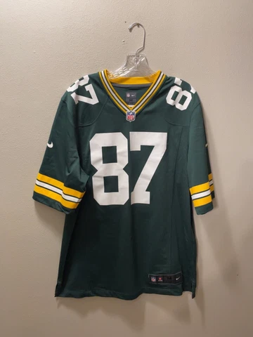 Jordy Nelson Green Bay Packers Authetic Nike on The Field Jersey Size M Cover