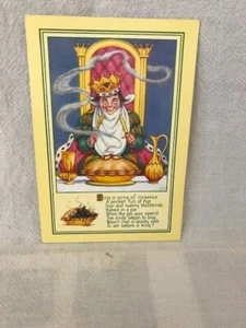 SING A SONG OF SIXPENCE * J SALMON LTD POSTCARD NURSERY RHYME - Picture 1 of 1