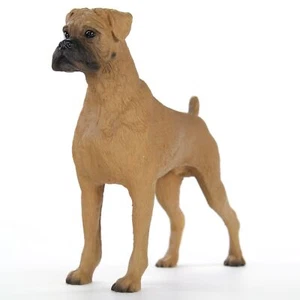 Boxer Figurine Hand Painted Collectible Statue Tawny Uncropped - Picture 1 of 1