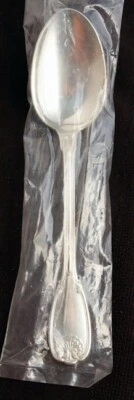 Cuchara sopera ovalada de plata de ley Christofle Sceaux en FUNDA ORIGINAL Foto 1 de 4