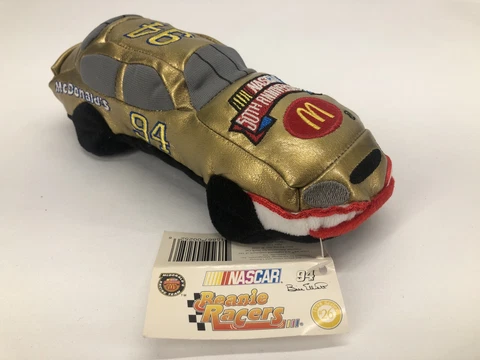 1998 Mcdonalds Nascar Car 50th Anniversary 94 Gold Beanie Racers Bill Elliott 26 Cover