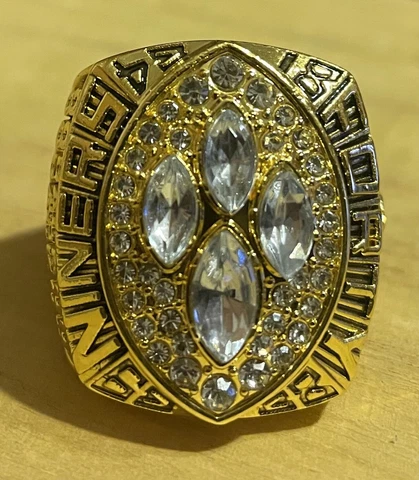 NEW 1989 San Francisco 49ers Championship Replica Super Bowl Player Ring Size 11 Cover
