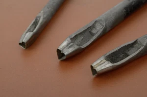 Perforadora de cuero de metal corazón, perforadora de agujeros, herramientas artesanales de cuero - Imagen 1 de 5